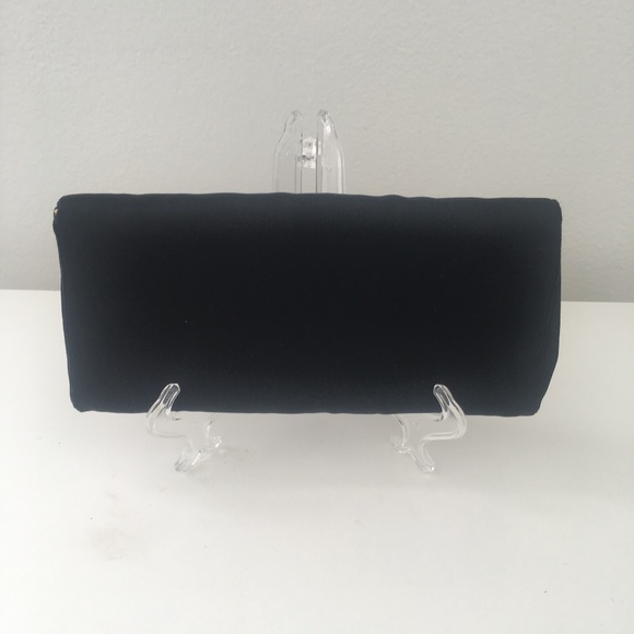 Vintage 1960's Gucci satin & velvet clutch - Picture 4 of 8